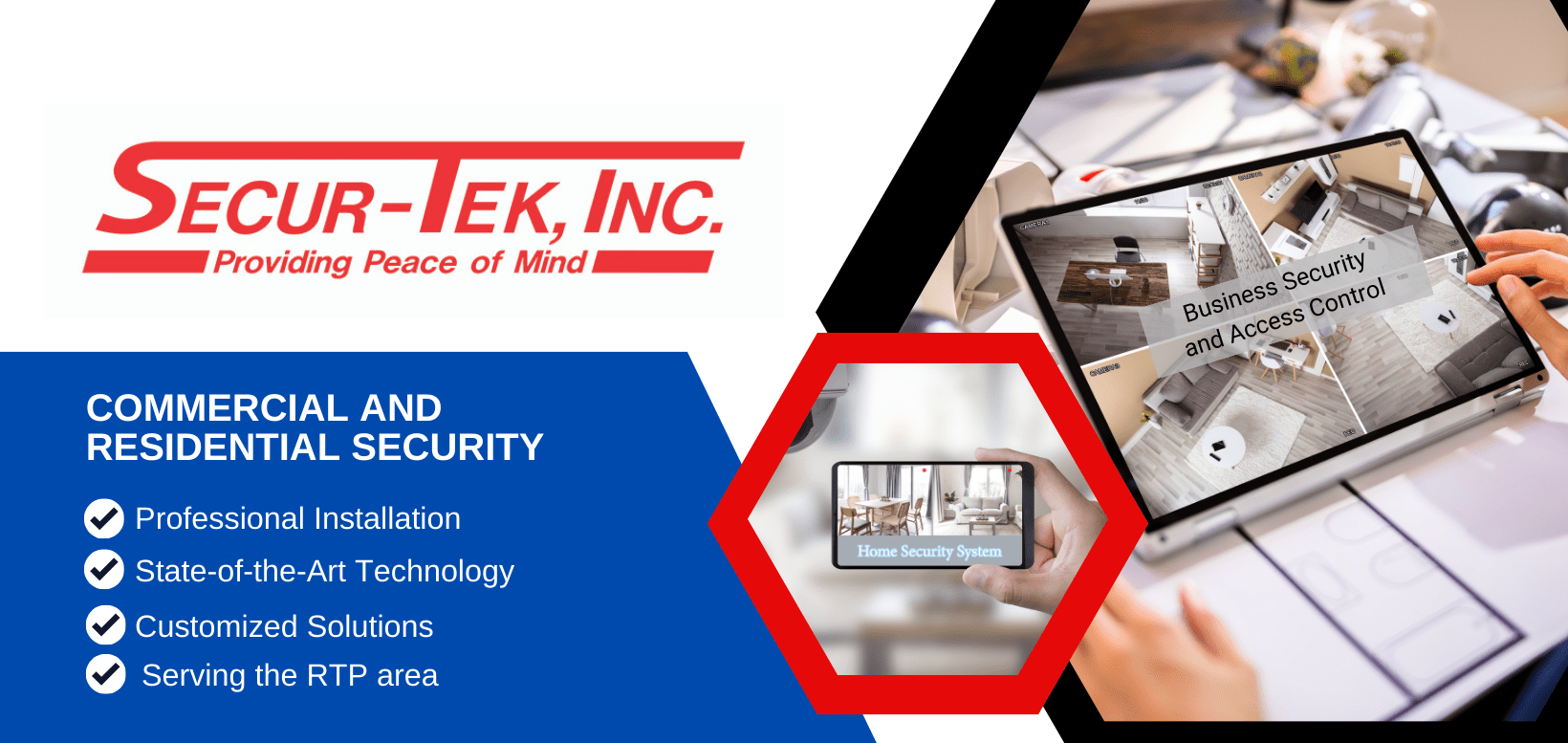 home and business security banner